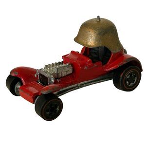 Vintage Hot Wheels 1969 Redline Red Baron Roadster Diecast Car Mattel Hong Kong